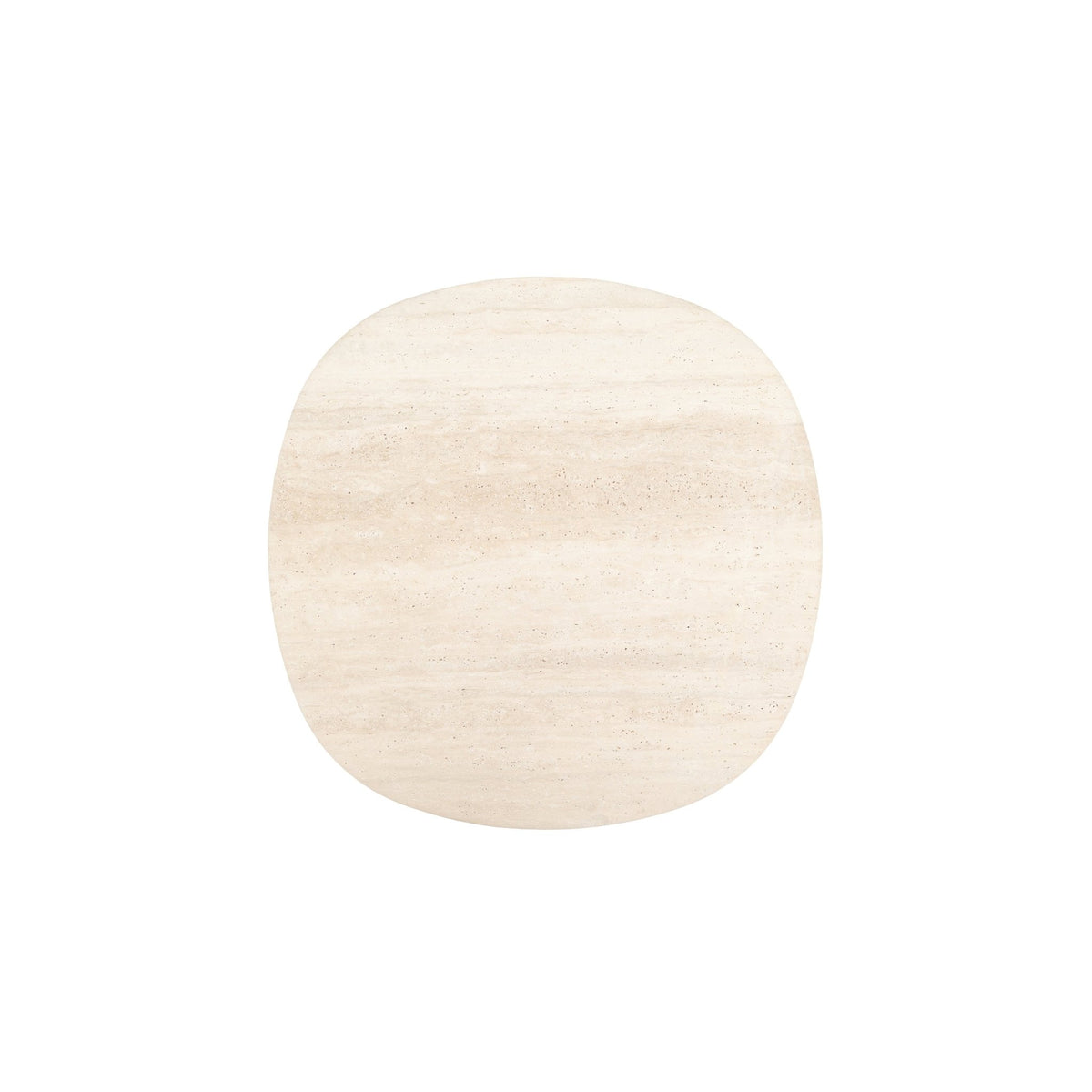 Eden Coffee Table 90 - Espresso Oak & Travertine