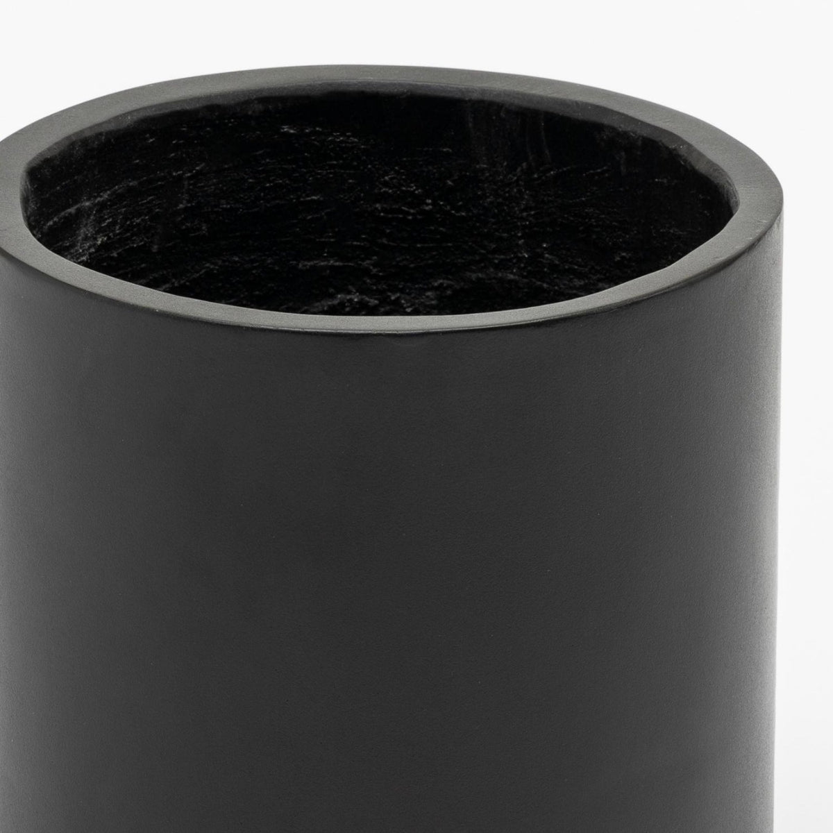Elle Cylinder Planter - Black - Pots & Planters Loom Collection Loom Collection Dubai