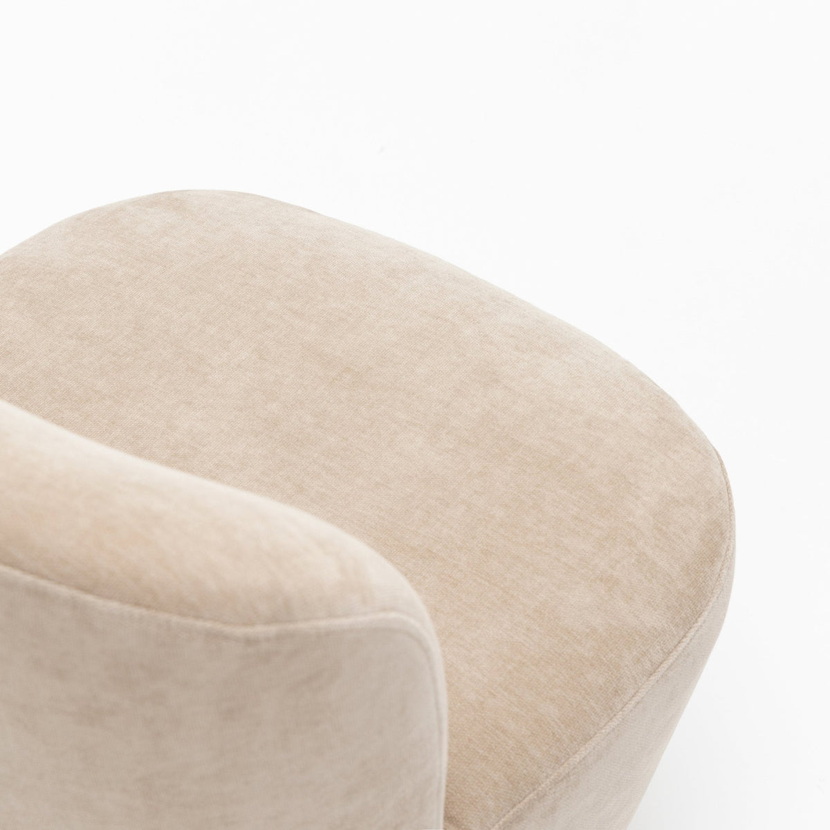Erin Swivel Accent Chair - Latte