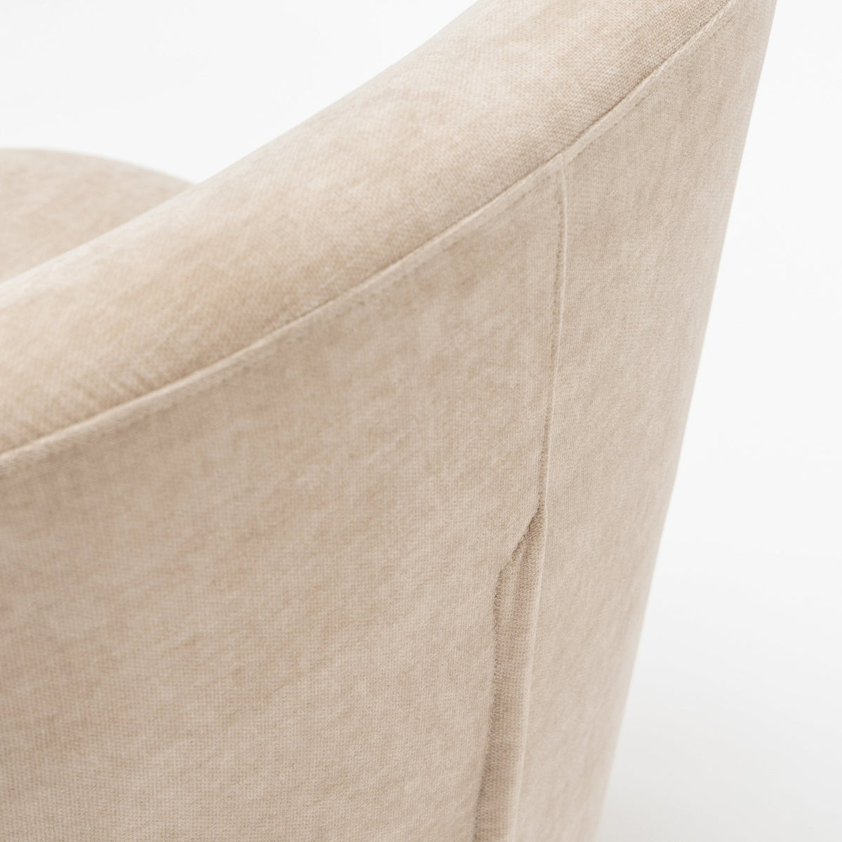 Erin Swivel Accent Chair - Latte