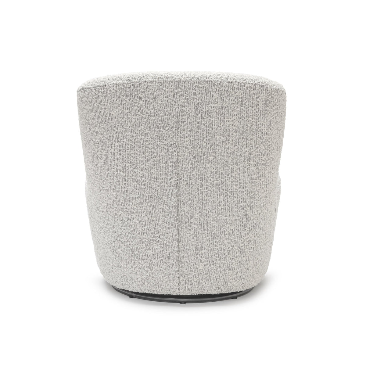 Erin Swivel Accent Chair - Salt & Pepper Bouclï¿