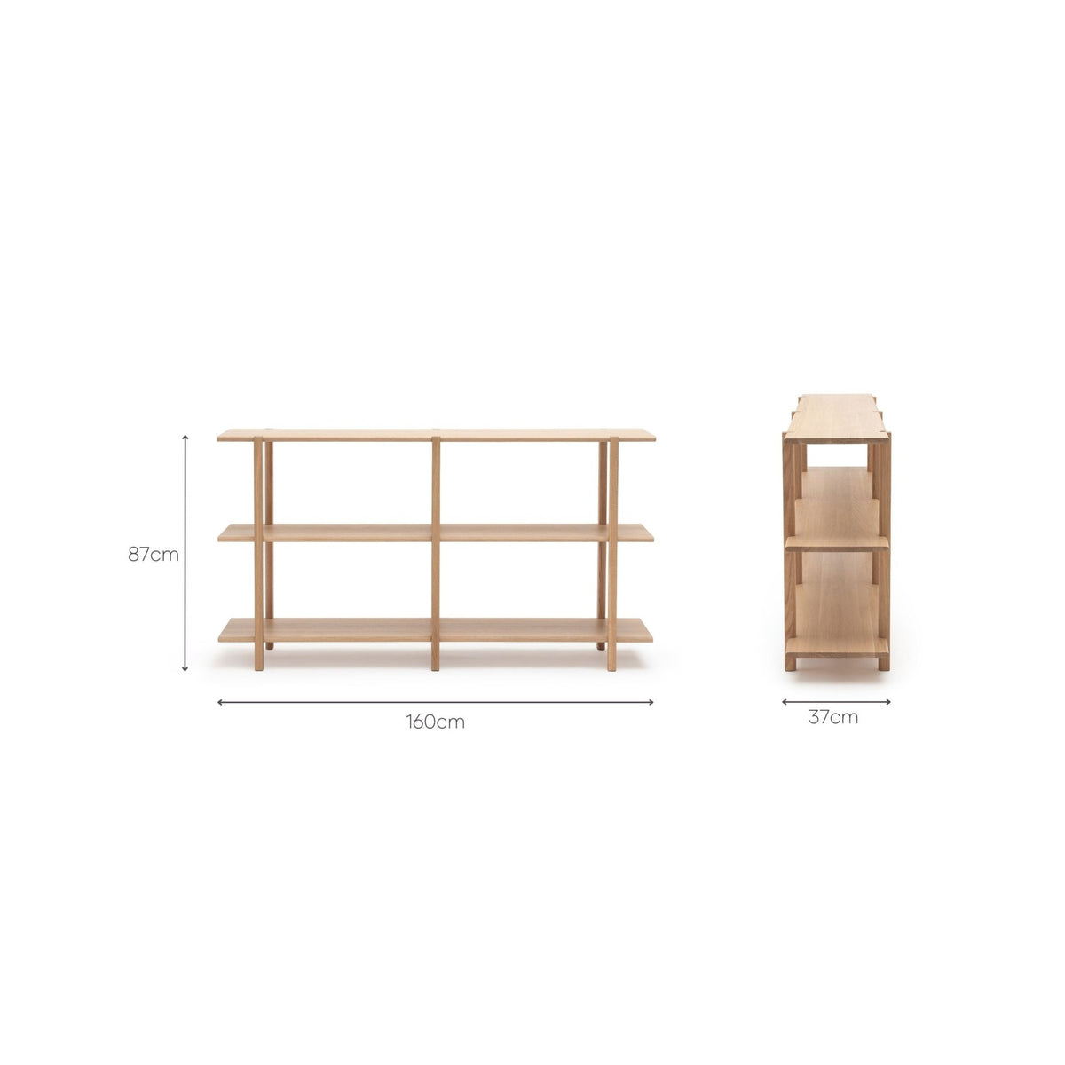 Farnsworth Shelf - Blonde Oak - Shelving Tolv Loom Collection Dubai