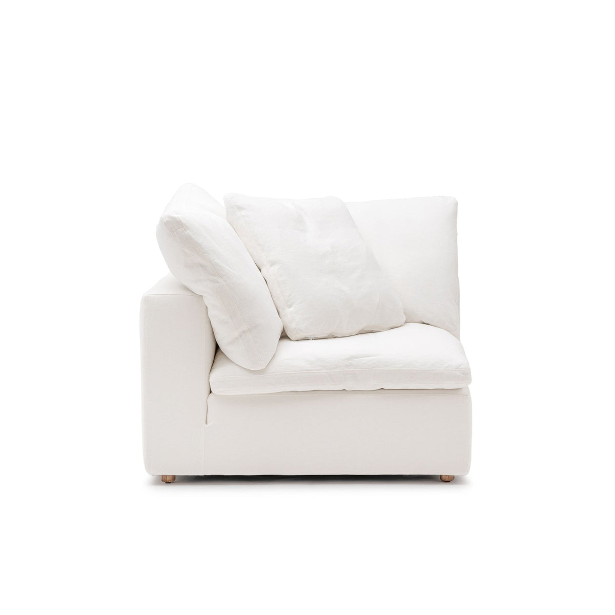 Feather Cloud Corner - Off White - Modular Sofas Loom Collection Loom Collection Dubai