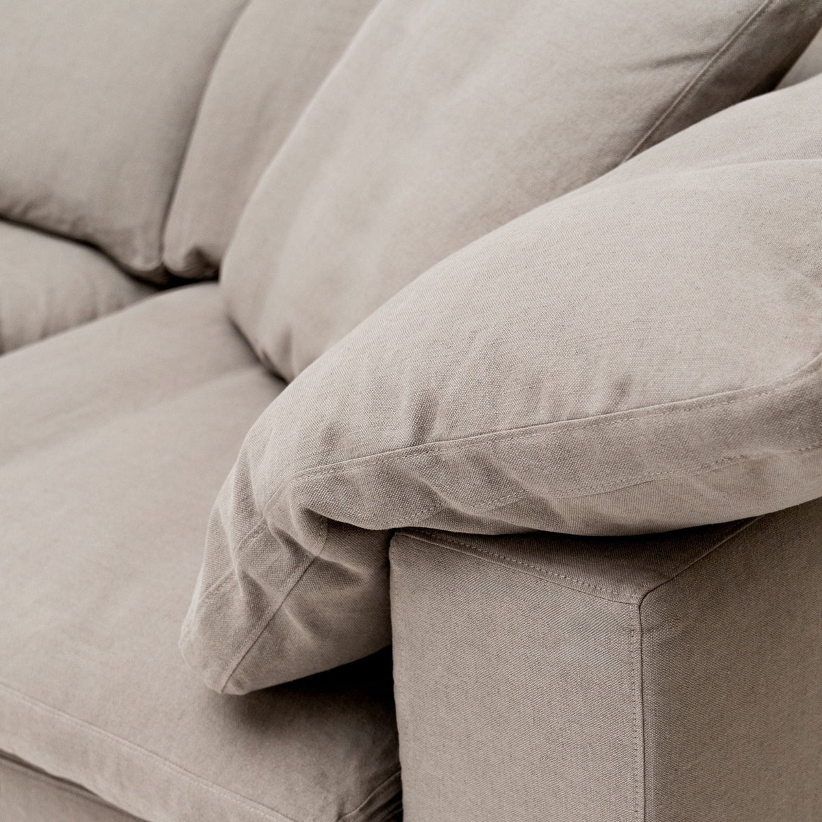 Feather Cloud Daybed Sofa - Mineral - Modular Sofas Loom Collection Loom Collection Dubai