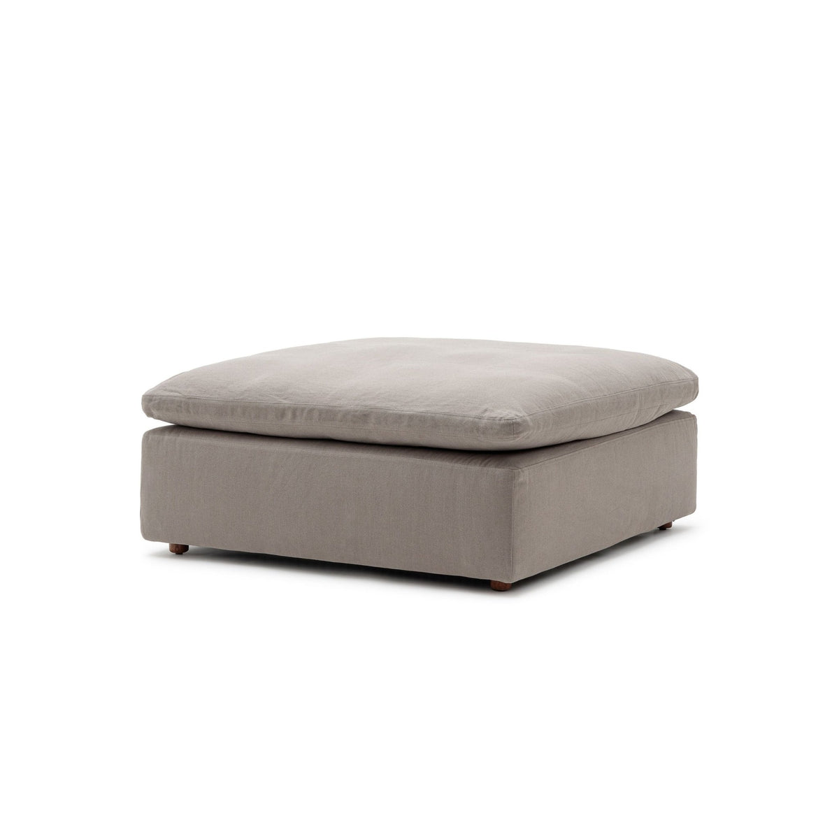 Feather Cloud Ottoman - Mineral - Ottomans Loom Collection Loom Collection Dubai