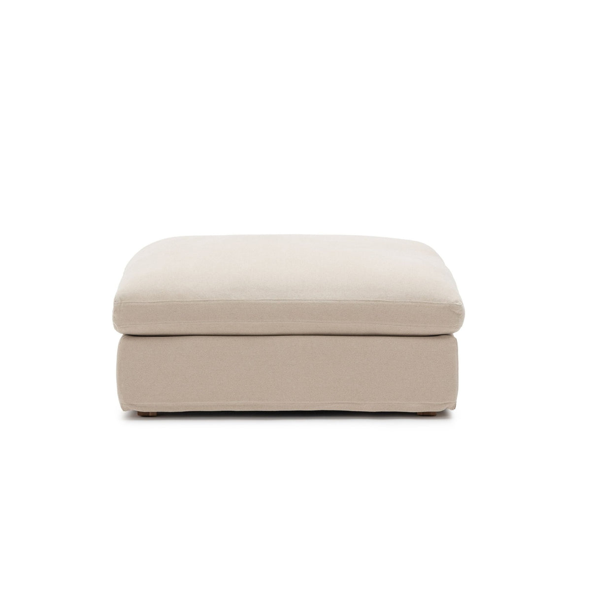 Feather Cloud Ottoman - Natural - Ottomans Loom Collection Loom Collection Dubai