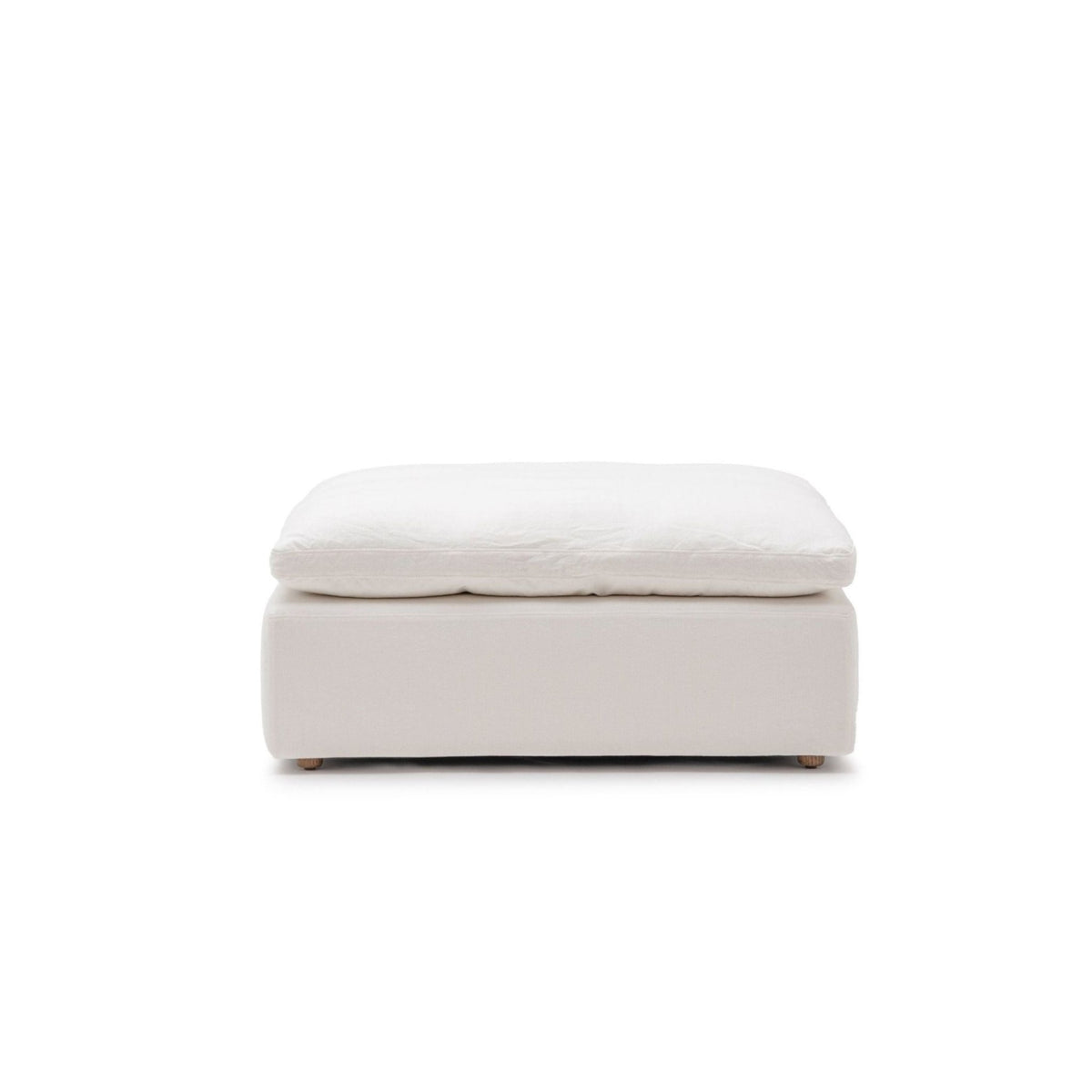 Feather Cloud Ottoman - Off White - Ottomans Loom Collection Loom Collection Dubai