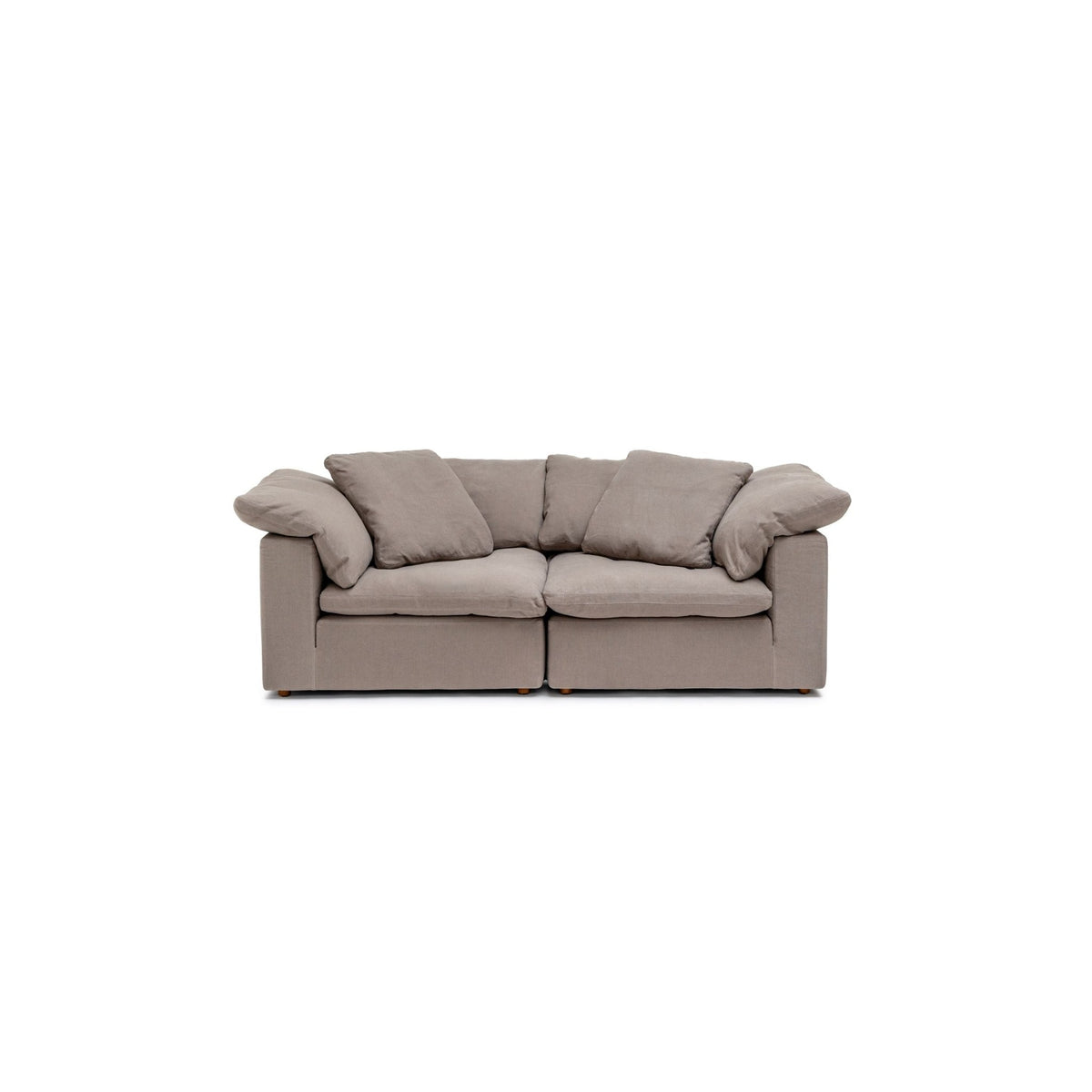 Feather Cloud Small Sofa - Mineral - Modular Sofas Loom Collection Loom Collection Dubai