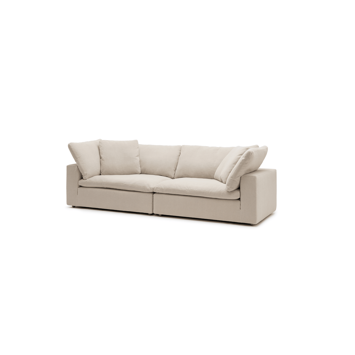 Feather Cloud Small Sofa - Natural - Modular Sofas Loom Collection Loom Collection Dubai