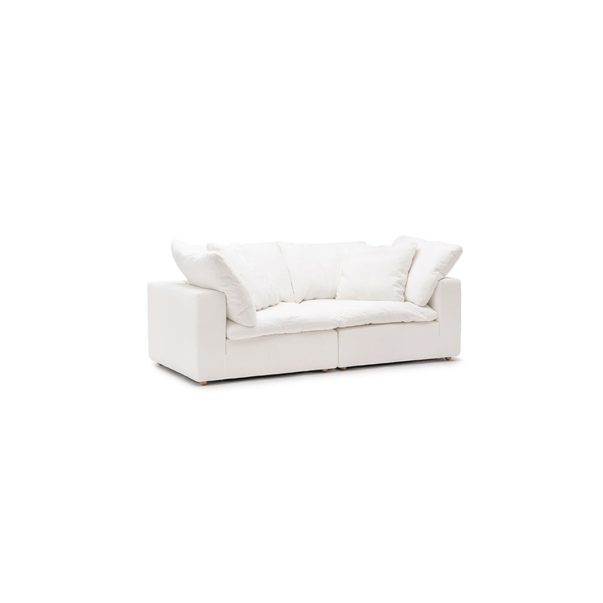 Feather Cloud Small Sofa - Off White - Modular Sofas Loom Collection Loom Collection Dubai