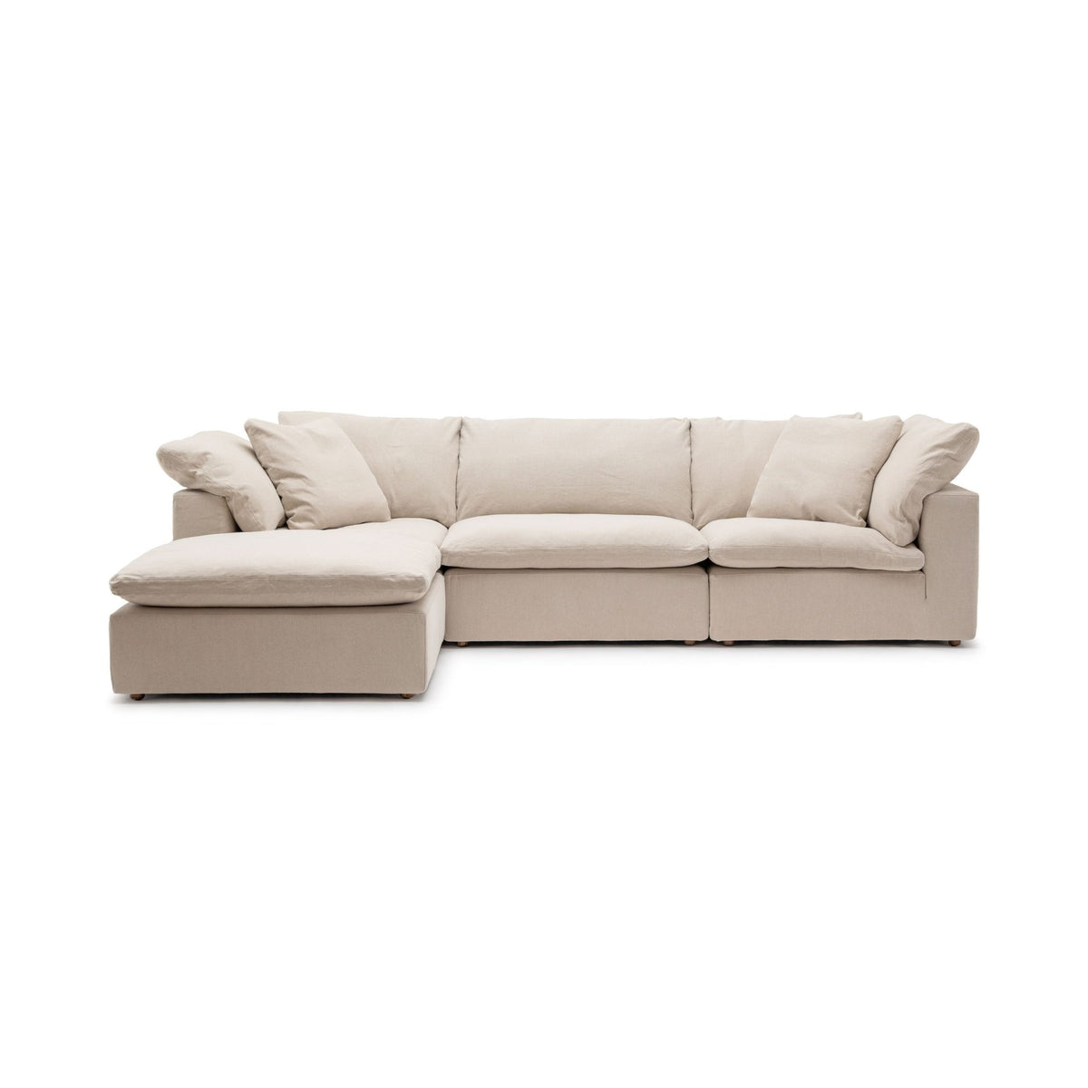 Feather Cloud Sofa - Natural - Modular Sofas Loom Collection Loom Collection Dubai