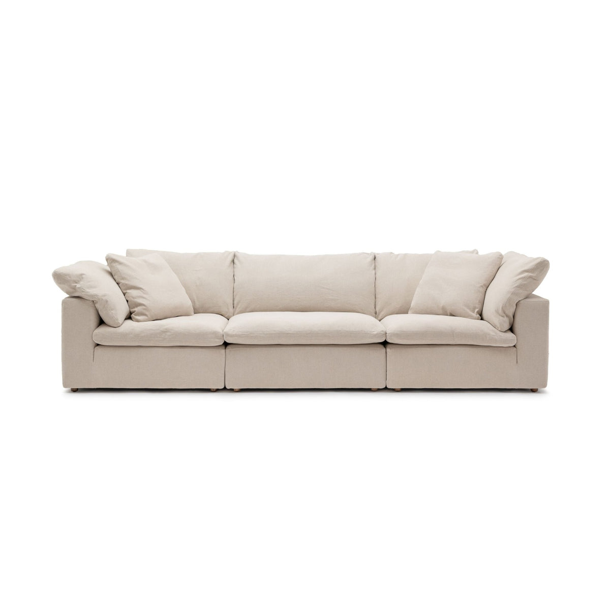 Feather Cloud Sofa - Natural - Modular Sofas Loom Collection Loom Collection Dubai