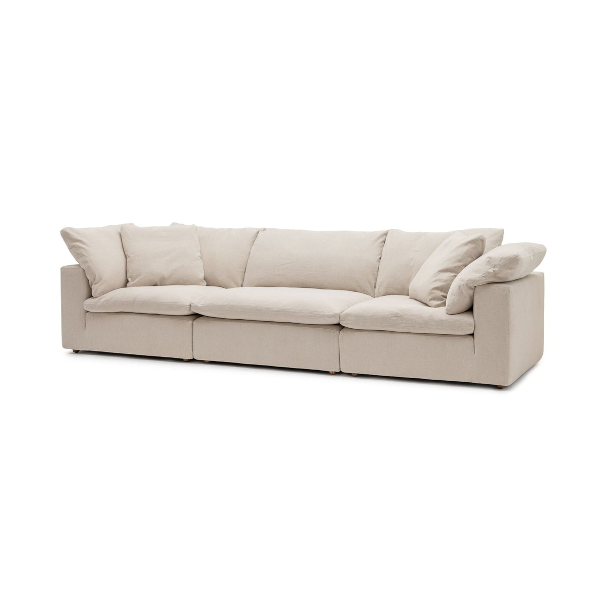 Feather Cloud Sofa - Natural - Modular Sofas Loom Collection Loom Collection Dubai