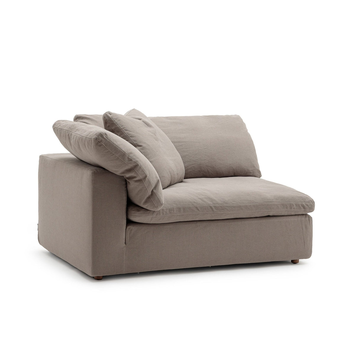 Feather Cloud XL Left Arm - Mineral - Modular Sofas Loom Collection Loom Collection Dubai