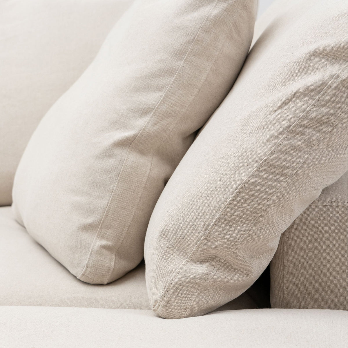 Feather Cloud XL Left Arm - Natural - Modular Sofas Loom Collection Loom Collection Dubai