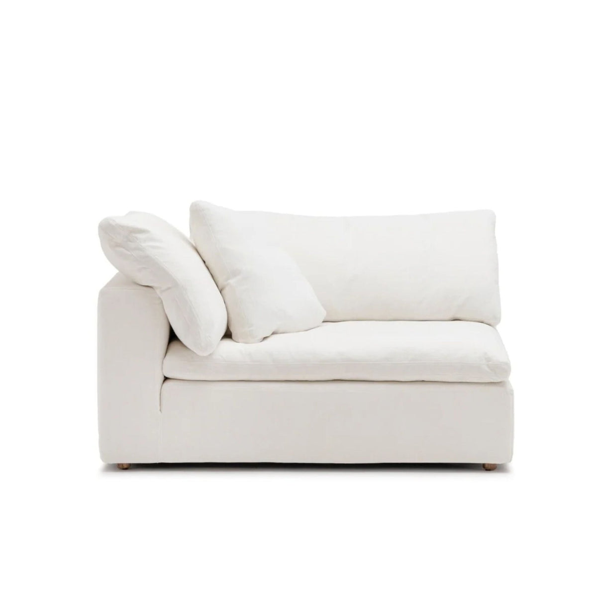 Feather Cloud XL Left Arm - Off White - Modular Sofas Loom Collection Loom Collection Dubai