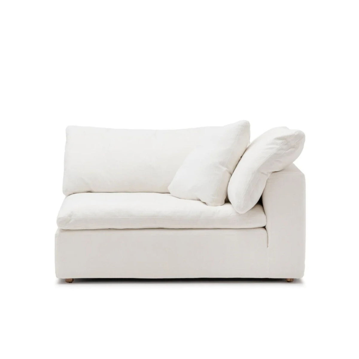 Feather Cloud XL Right Arm - Off White - Modular Sofas Loom Collection Loom Collection Dubai
