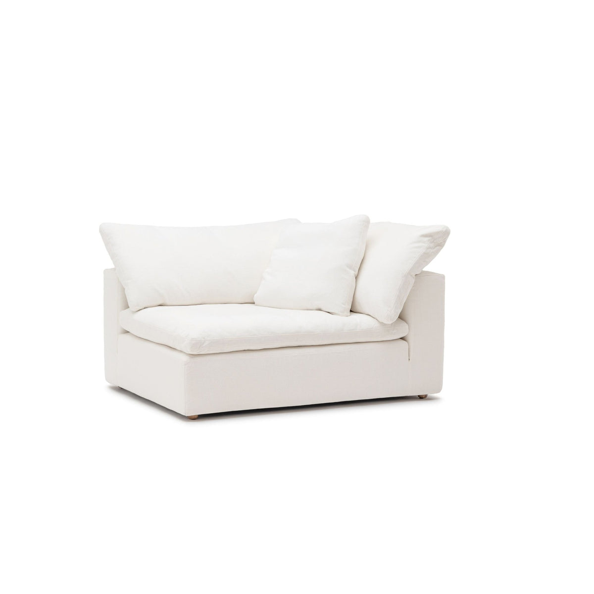 Feather Cloud XL Right Arm - Off White - Modular Sofas Loom Collection Loom Collection Dubai