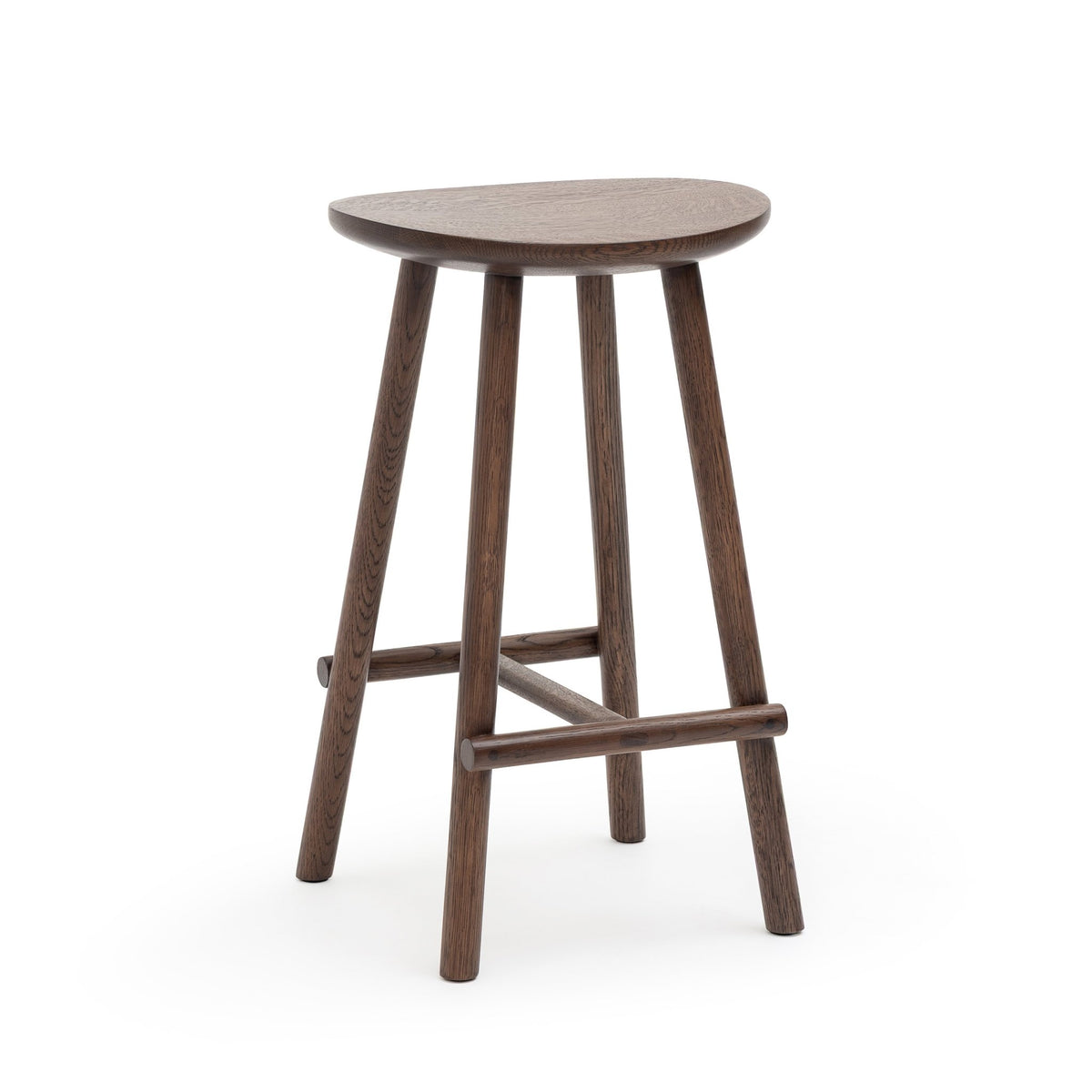 Figura Counter Stool - Espresso Oak