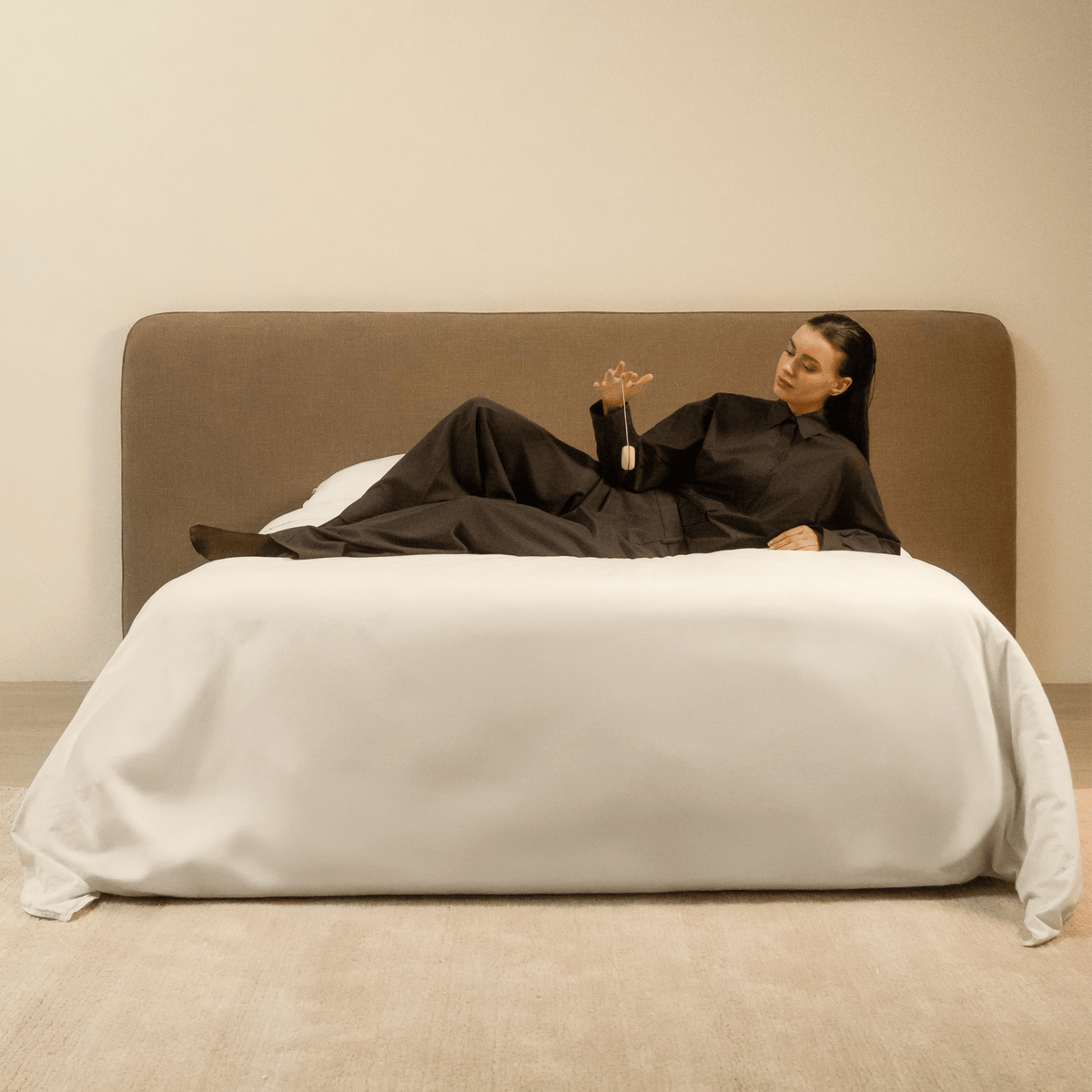 Finley Bed With Storage - Caramel - Beds Loom Collection Loom Collection Dubai