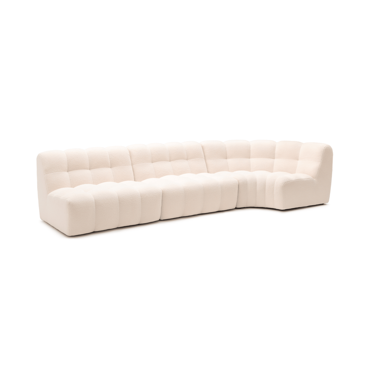 Fitzroy Sofa - Cream - Sectional Sofas Loom Collection Loom Collection Dubai