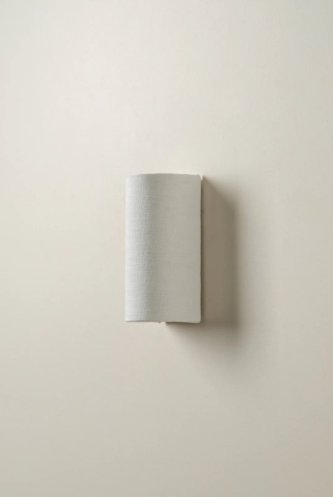 Folia - Natural Linen Single Wall Light - Wall Lights Lights&Lamps Loom Collection Dubai