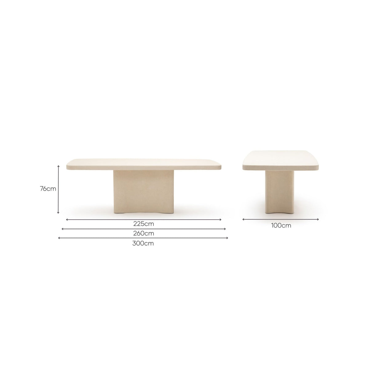 Formentera Dining Table - Dining Tables Loom Collection Loom Collection Dubai