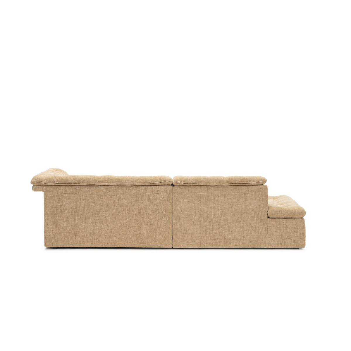 Furrow Open End Sofa - Sherpa Toffee - Sofas Natadora Loom Collection Dubai