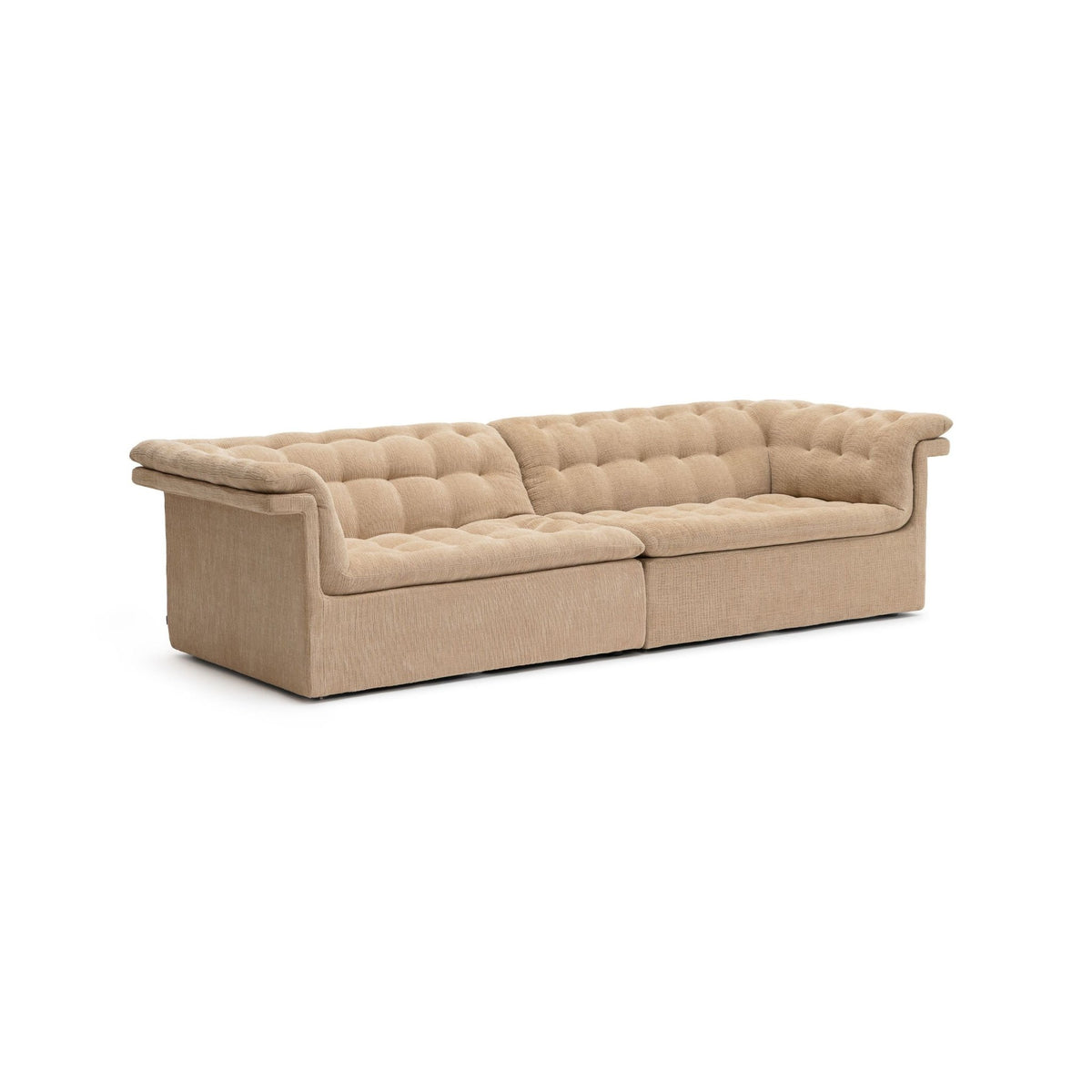 Furrow Sofa - Sherpa Toffee - Sofas Natadora Loom Collection Dubai