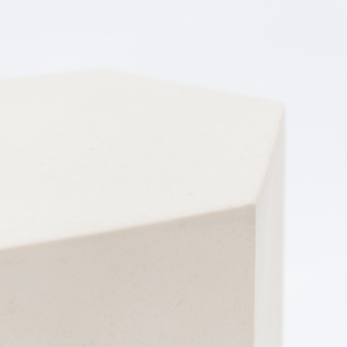 Gabi Stool - Cemento White - Side Tables Loom Collection Loom Collection Dubai