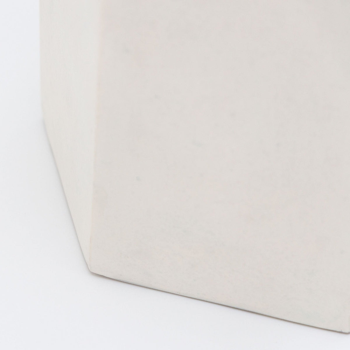 Gabi Stool - Cemento White - Side Tables Loom Collection Loom Collection Dubai