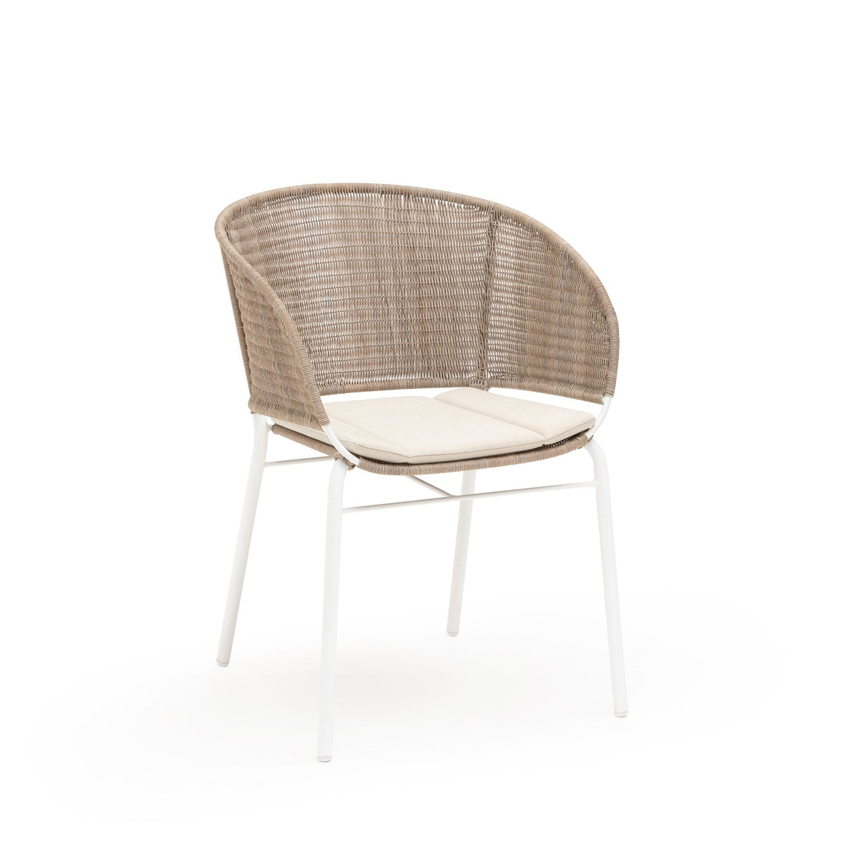Gaia Dining Armchair - Linen - Outdoor Dining chairs Loom Collection Loom Collection Dubai