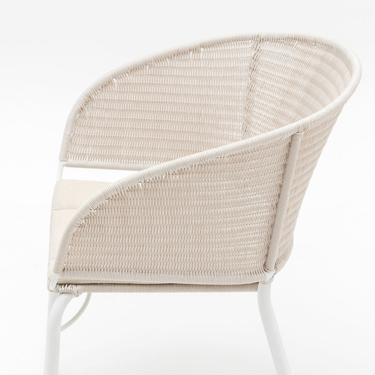 Gaia Dining Armchair - Stonewhite