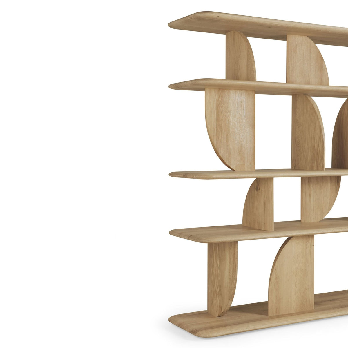 Geometric Rack - Oak - Shelving Ethnicraft Loom Collection Dubai