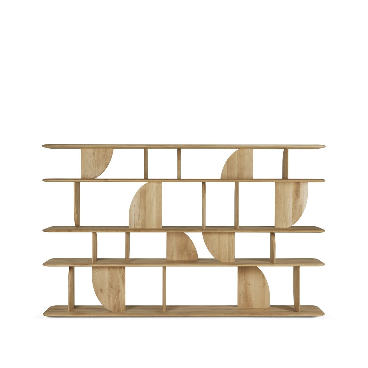 Geometric Rack - Oak - Shelving Ethnicraft Loom Collection Dubai