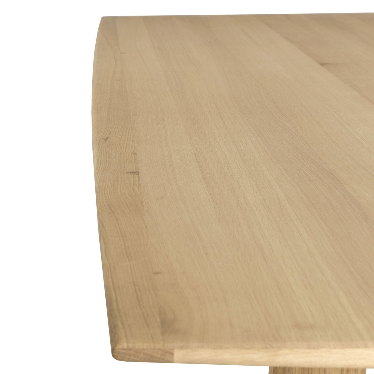 Geometric Rectangular Dining Table - Oak