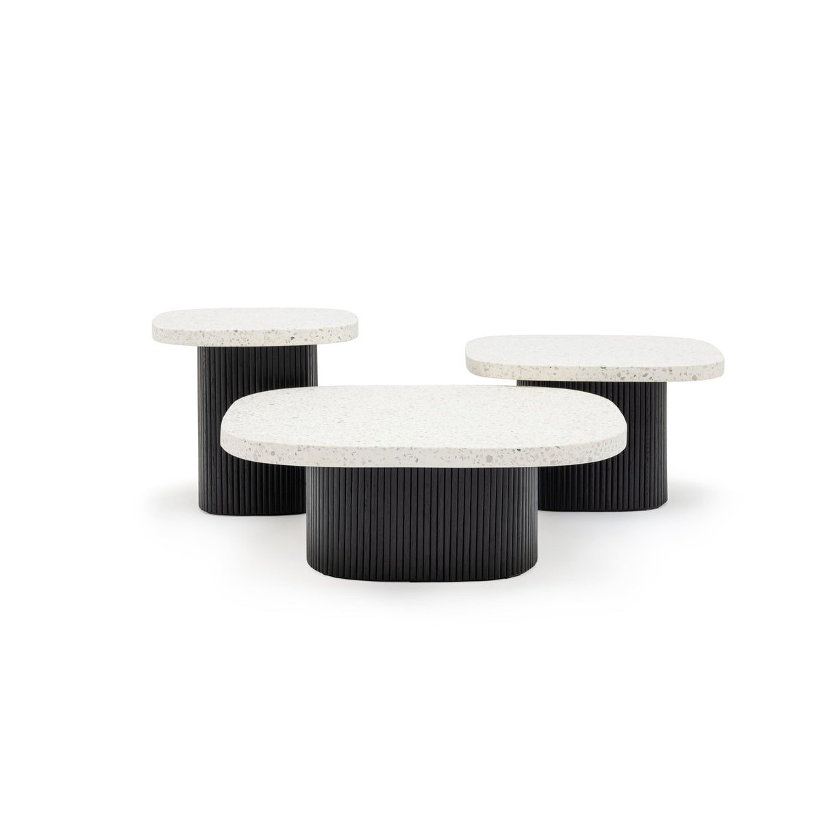 Gion Coffee Table 70 - Black Oak & Nougat - Coffee Tables Tolv Loom Collection Dubai