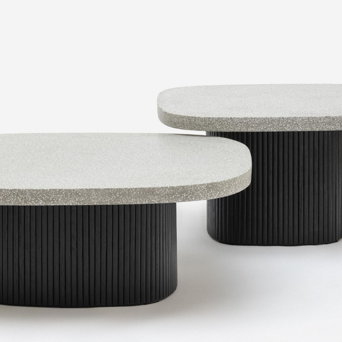 Gion Coffee Table 70 - Black Oak & Warm Grey - Coffee Tables Tolv Loom Collection Dubai