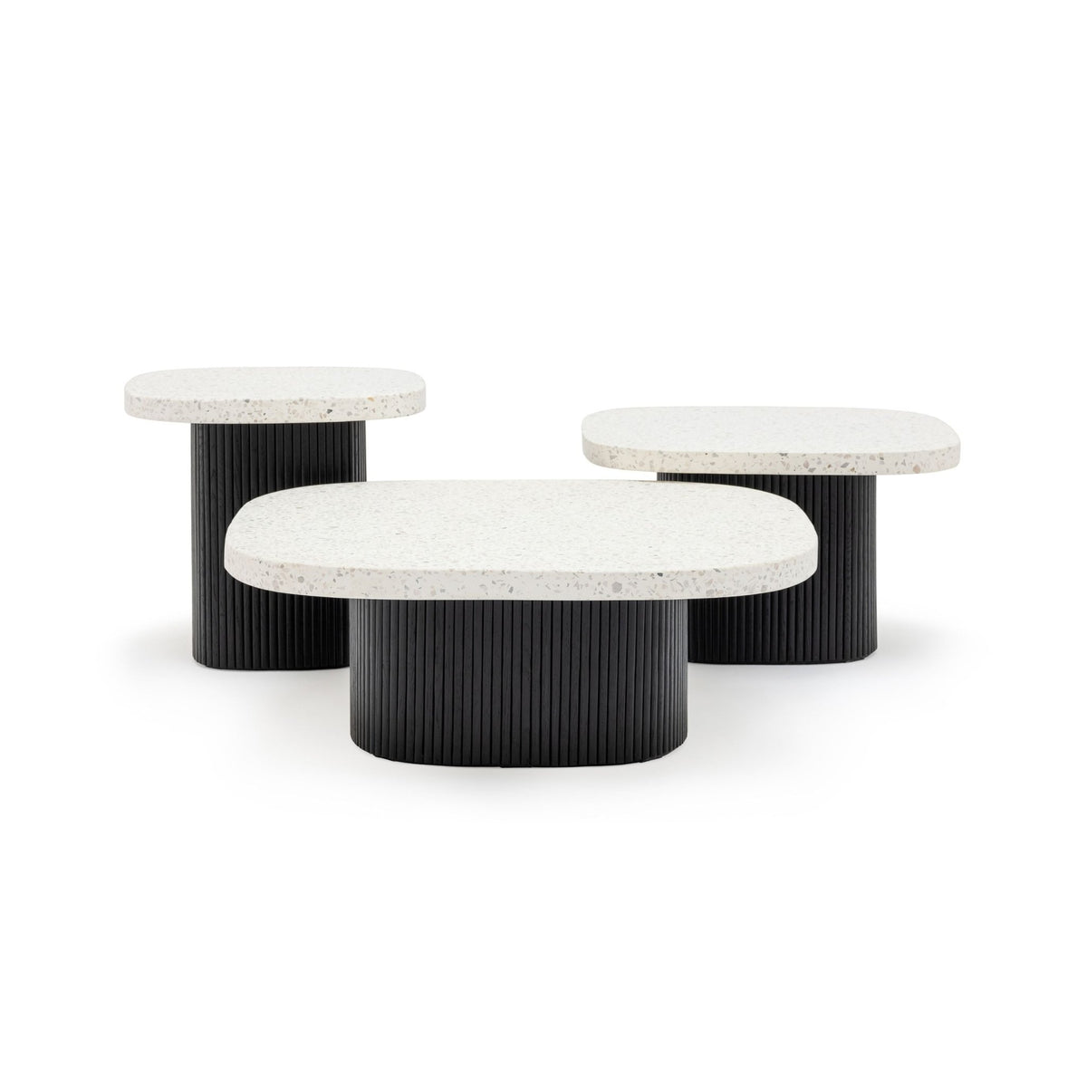 Gion Coffee Table 95 - Black Oak & Nougat - Coffee Tables Tolv Loom Collection Dubai