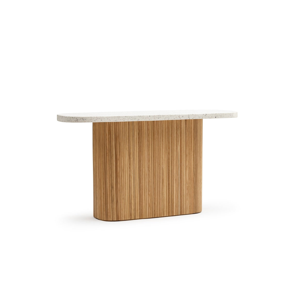 Gion Console 140 - Light Oak & Nougat