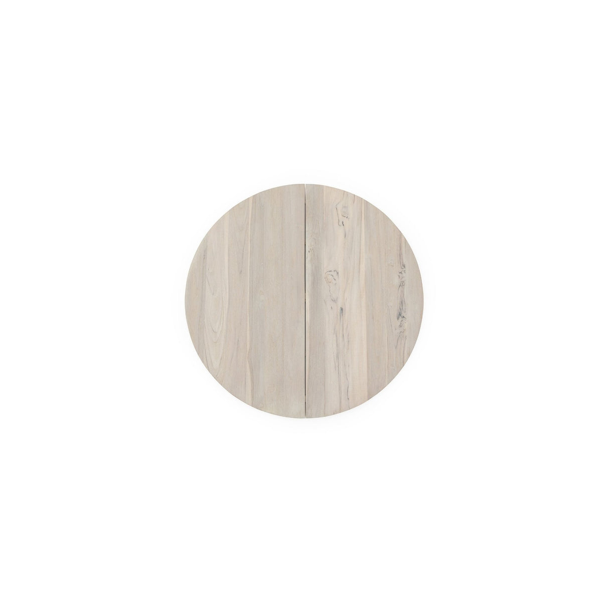 Girona Dining Table - Age Teak & Stonewhite - Round Dining Tables Loom Collection Loom Collection Dubai