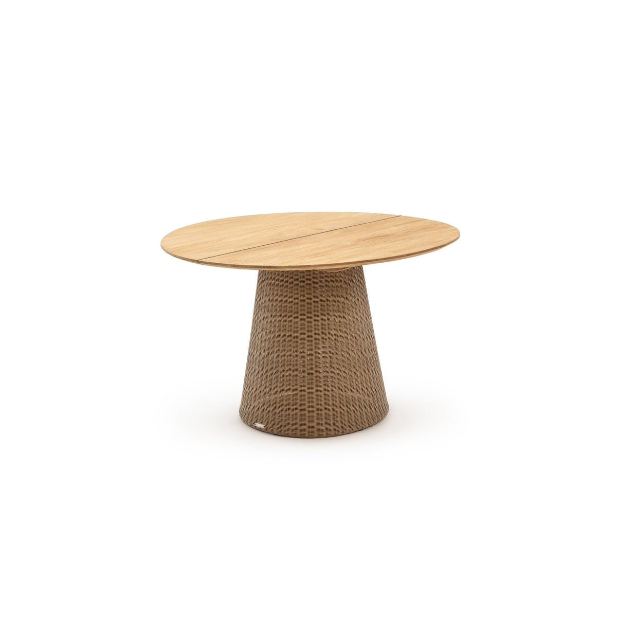 Girona Dining Table - Honey & Natural - Round Dining Tables Loom Collection Loom Collection Dubai