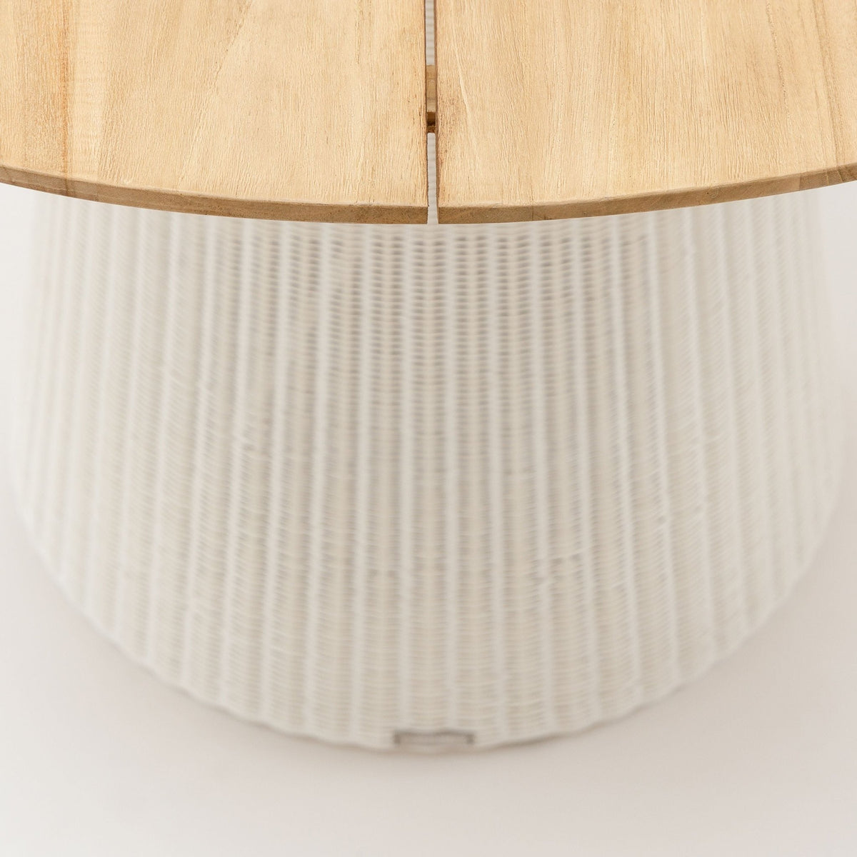 Girona Dining Table - Honey & Stonewhite - Round Dining Tables Loom Collection Loom Collection Dubai