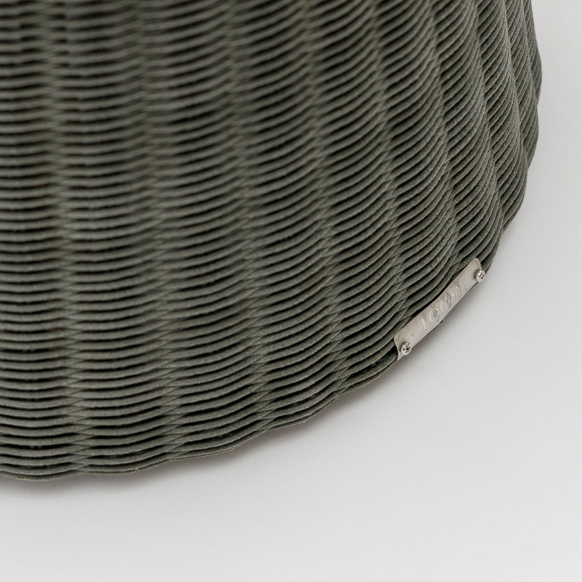 Girona Side Table - Aged Teak & Moss - Side Tables Loom Collection Loom Collection Dubai