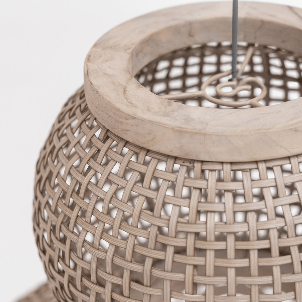 Glenn Pendant Lamp - Linen - Ceiling Lamps Loom Collection Loom Collection Dubai
