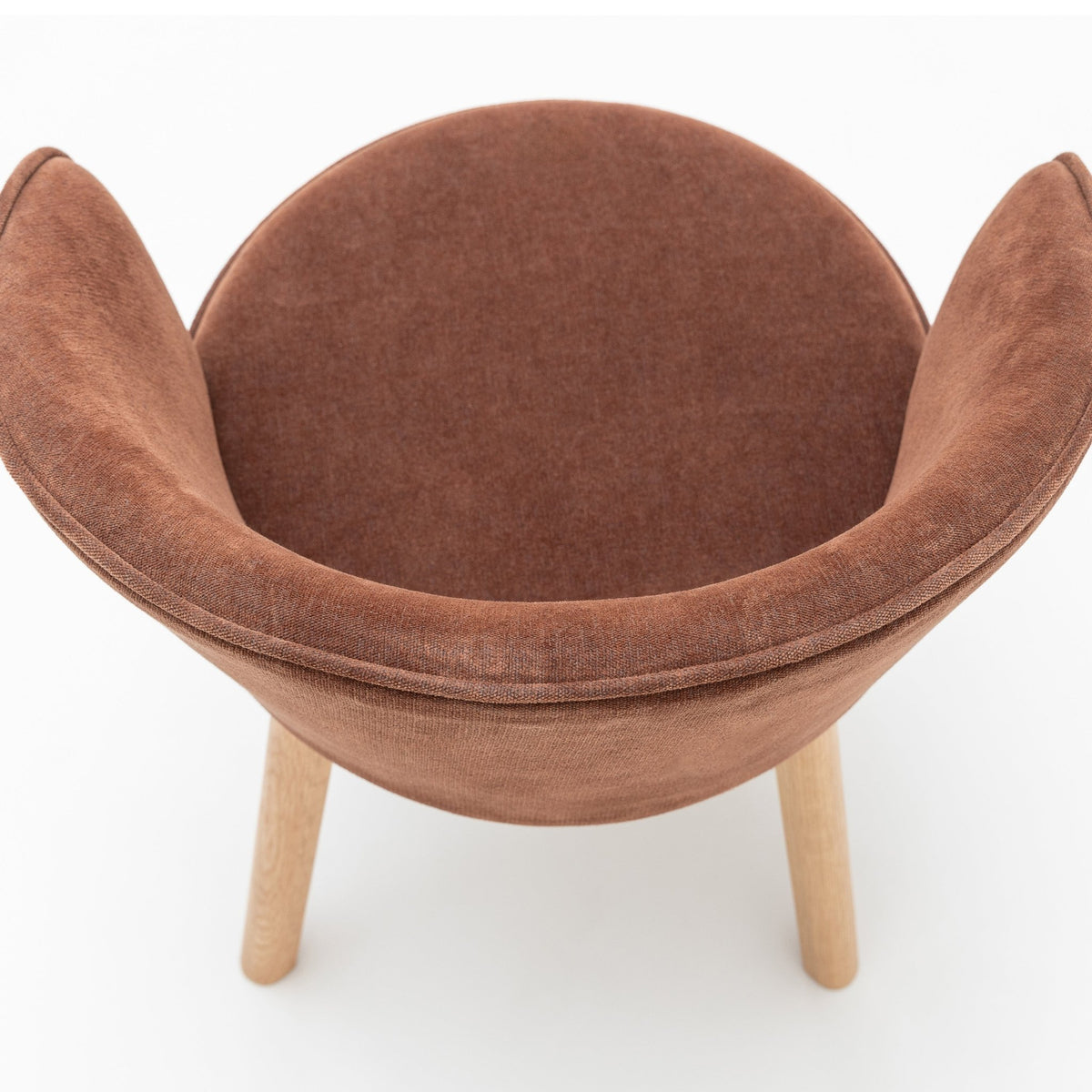 Glide Chair - Light Oak & Russet