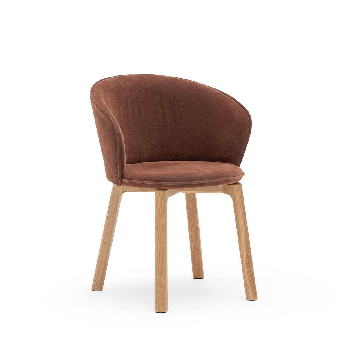 Glide Chair - Light Oak & Russet