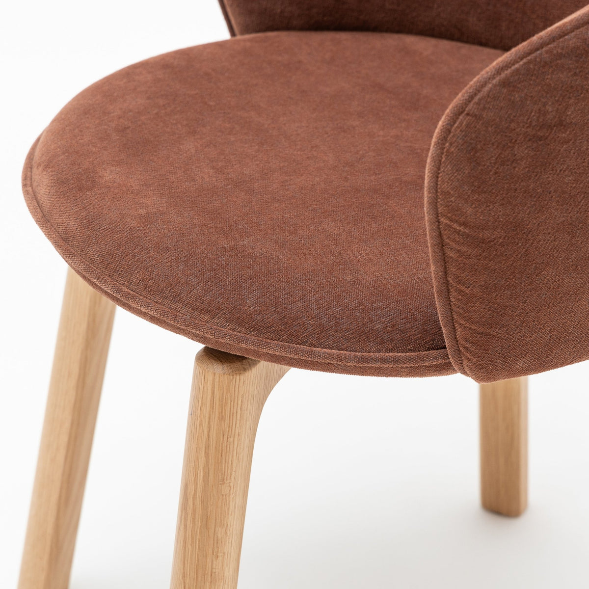 Glide Chair - Light Oak & Russet