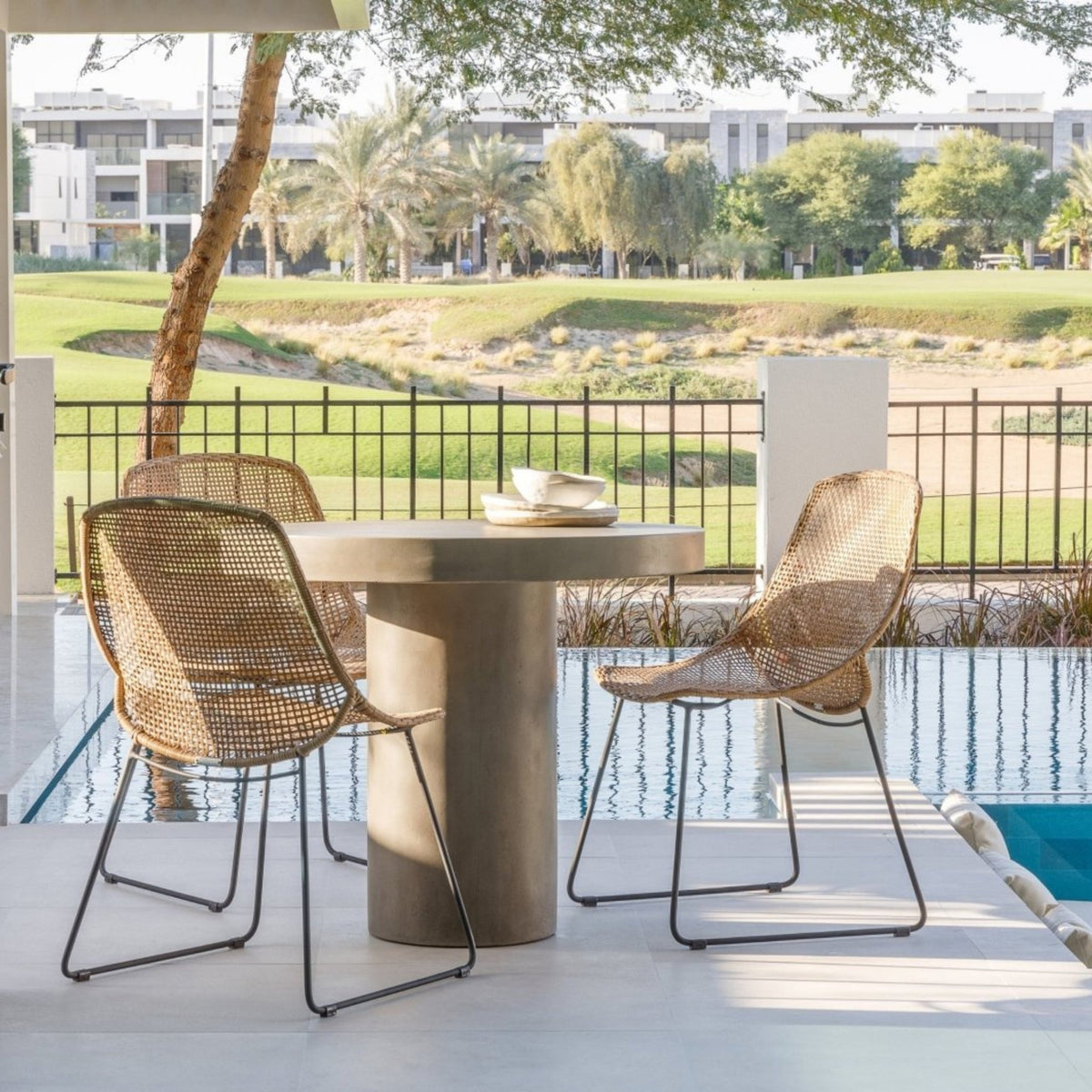 Grace Dining Chair - Lava & Natural
