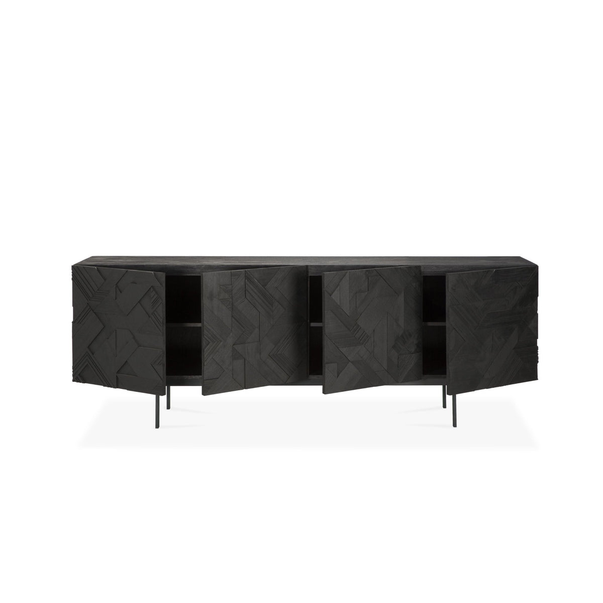 Graphic Sideboard - Buffets & Sideboards Ethnicraft Loom Collection Dubai